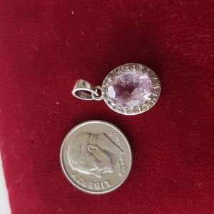 Pink 725 TCCC gemstone pendant/charm